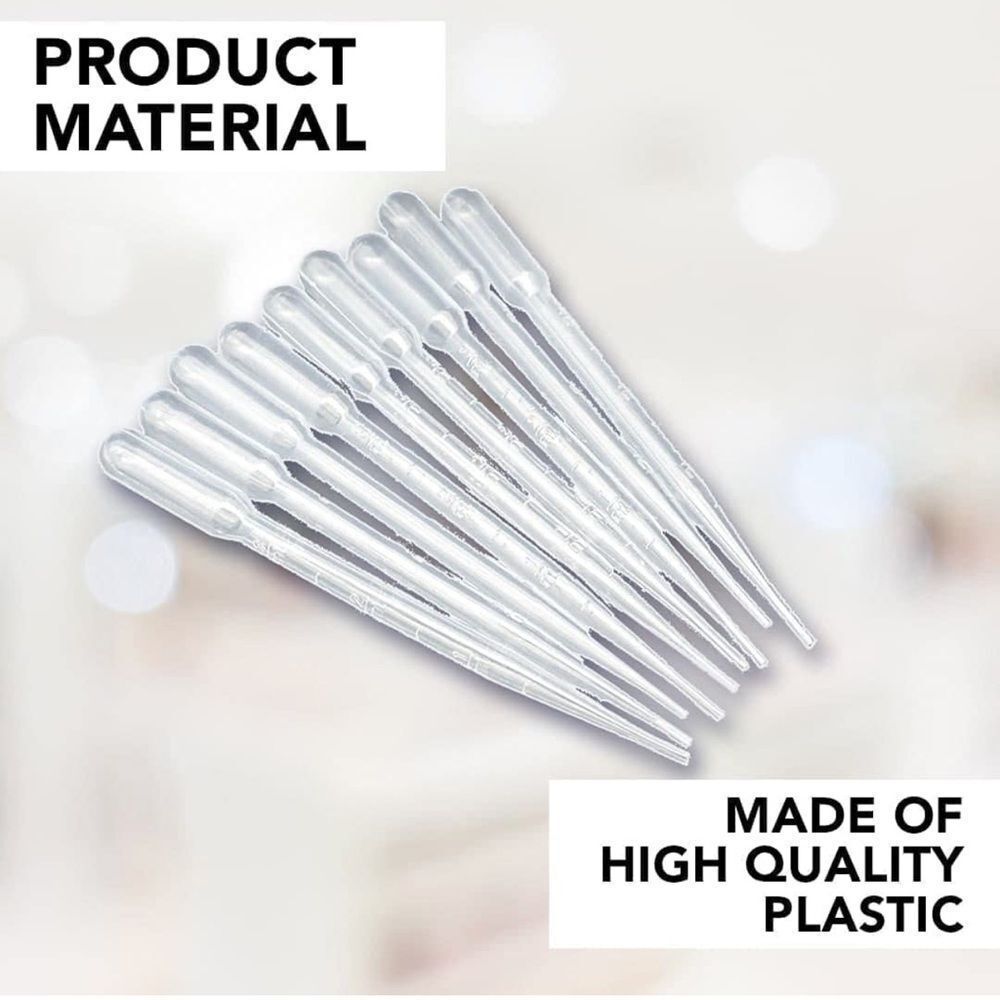 NWT 10 Clear Plastic Pipettes for Crafting